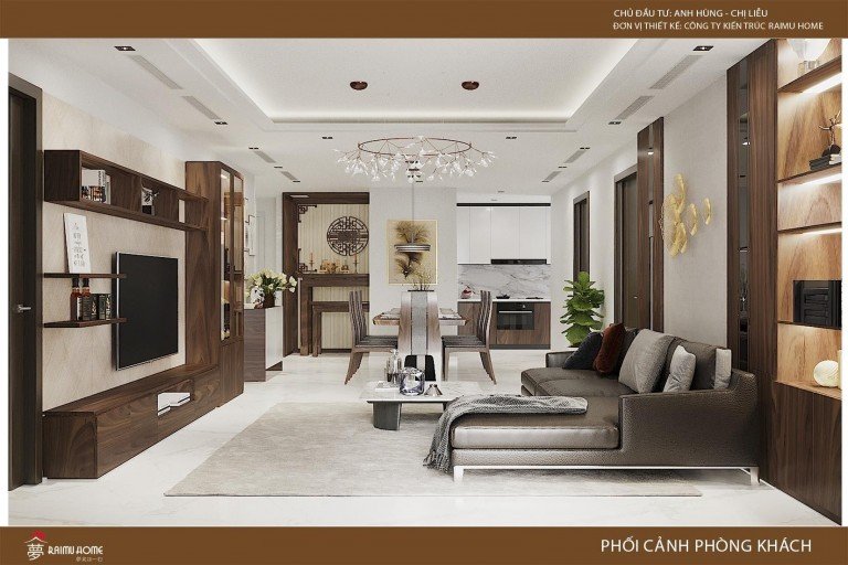 Thiết kế nội thất chung cư đẳng cấp khiến bao người mê mẩn