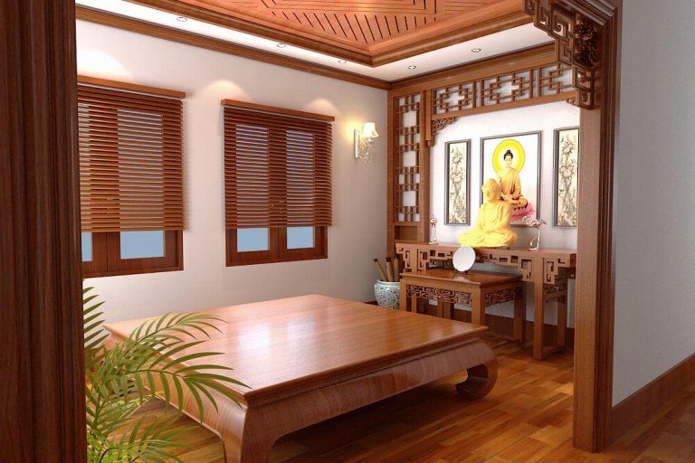 Top 9 mẫu phòng thờ đẹp nhất hiện nay