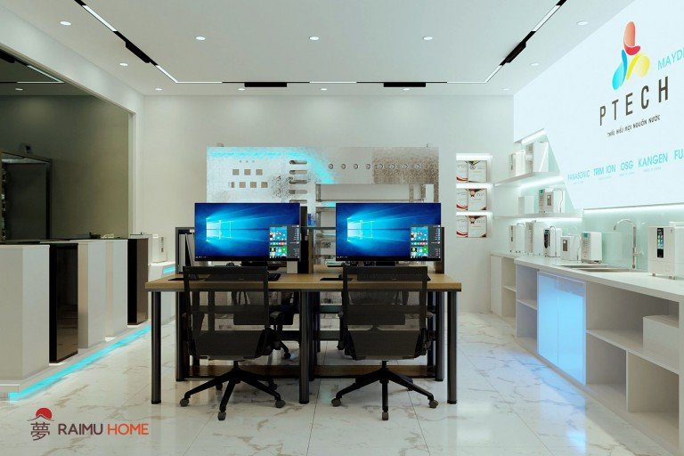 Nội thất showroom Hà Đông