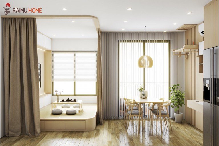 Phòng khách Kamachi - Giải pháp không gian từ Nhật Bản