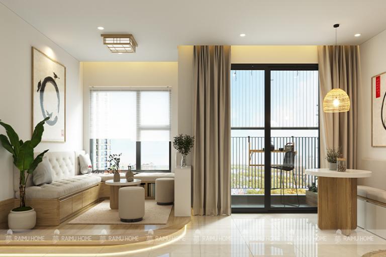 Căn hộ 65m2 của chàng trai mê mẩn "những đường cong" ở Vinhomes Ocean Park, Hà Nội
