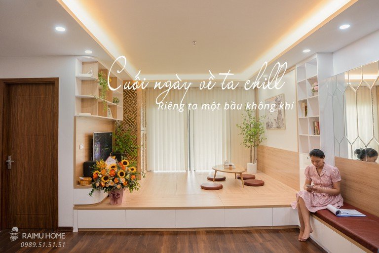  Căn hộ kiểu Nhật 80m2 cực chill ở Tecco Diamond, Hà Nội