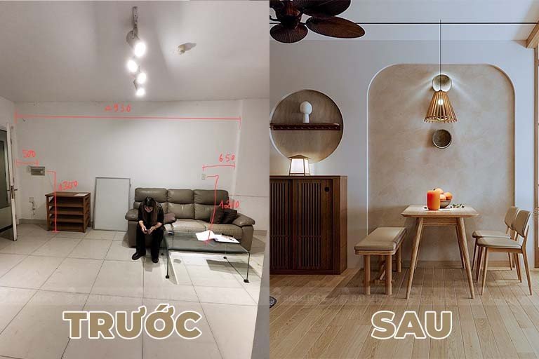 Cải tạo căn hộ 68m2 tại chung cư CitiHome Quận 2