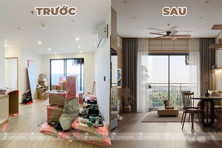 Căn hộ 3 phòng ngủ phong cách Nhật đẹp nhất Vinhomes Smart City