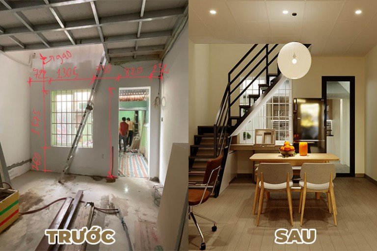 Lột xác hoàn toàn căn hộ Sài Gòn 60m2 từ phong cách thời xưa thành phong cách Nhật Bản