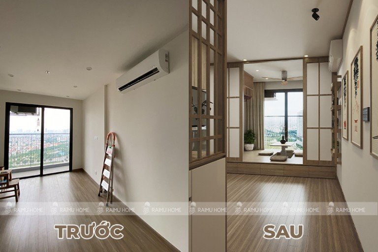 "Thay áo" chào Tết 2024 cho căn hộ SA3 - The Sakura Vinhomes Smart City