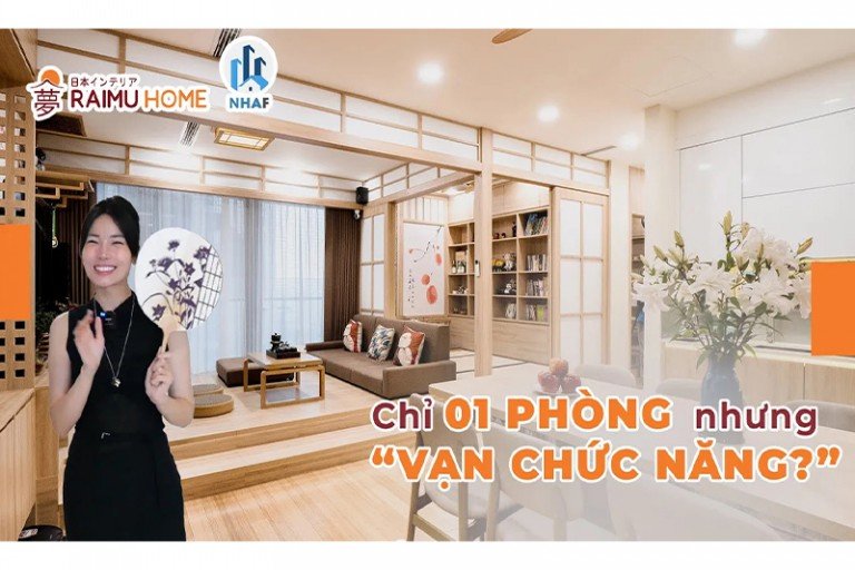 Khám phá phòng khách "VẠN CHỨC NĂNG"