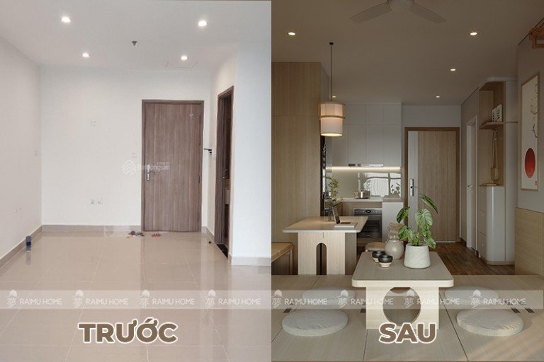 THIẾT KẾ NỘI THẤT CĂN 1 NGỦ IMPERIA - VINHOMES SMART CITY 