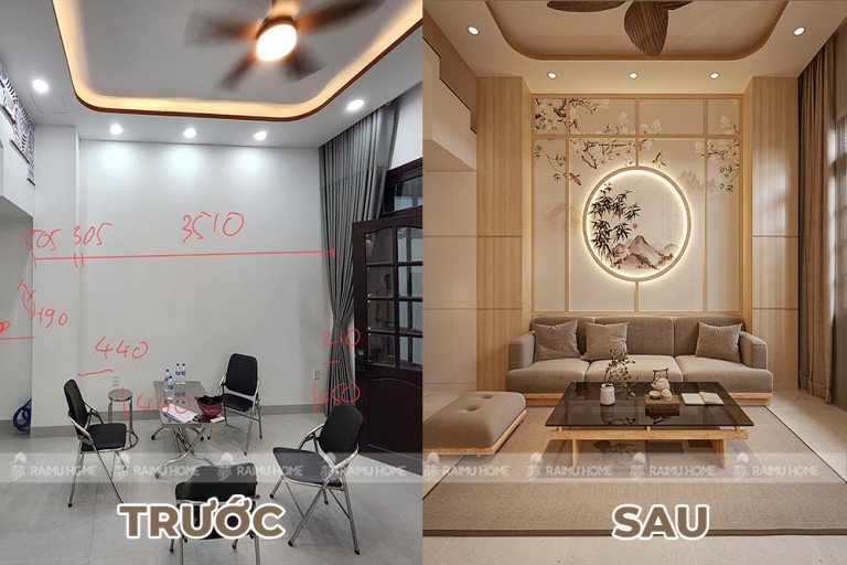 NHÀ PHỐ BÌNH THẠNH PHONG CÁCH NHẬT CỰC KỲ PHONG THỦY