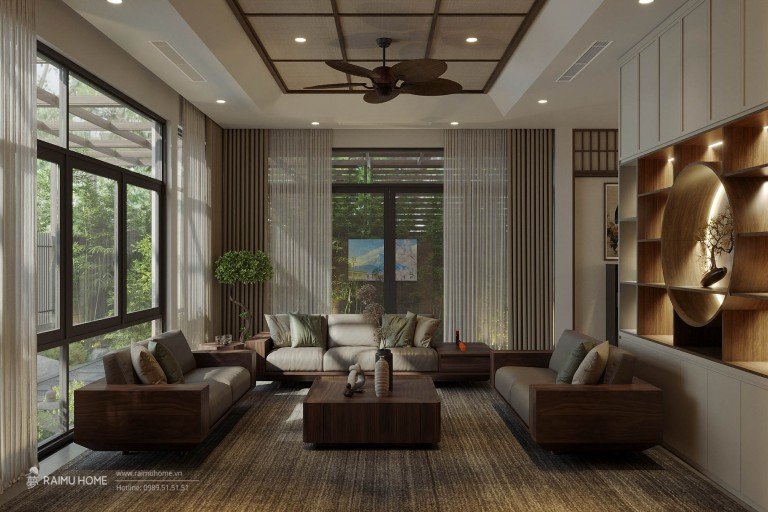 Mang hơi thở Nhật Bản vào căn biệt thự – Sang trọng, tinh tế và đậm chất nghỉ dưỡng